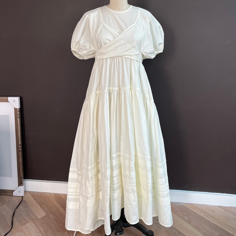 Cecilie Bahnsen Signature Wrapped Dress